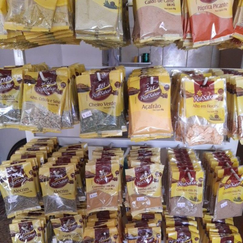real sabor temperos todos os tipos
