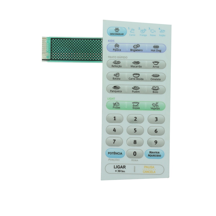 Membrana Teclado Para Microondas Eletrolux Me28s