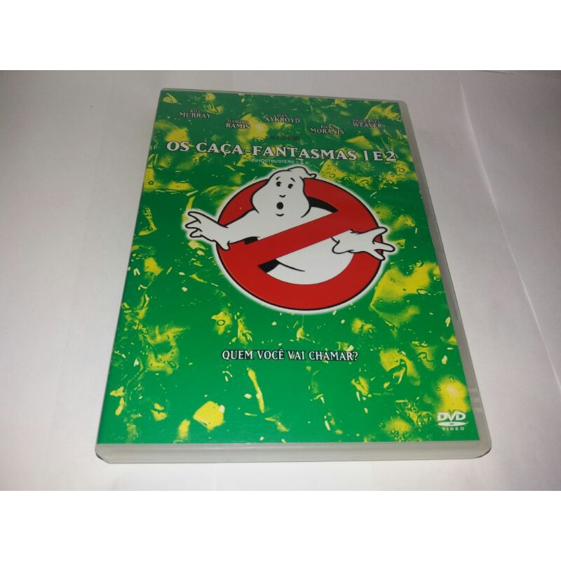 Dvd Duplo - Os Caca-Fantasmas 1 E 2 - 1984/1989 - Bill Murray - Rick Moranis - Dublados