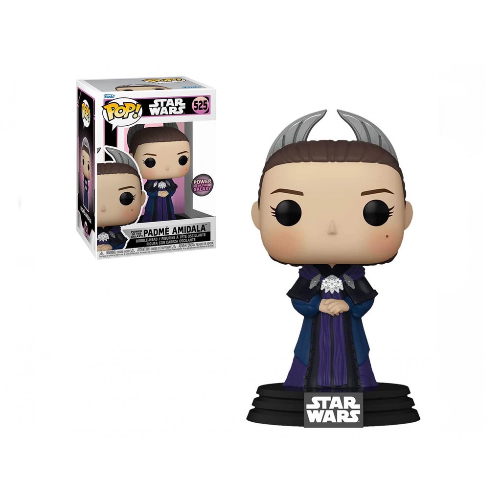 FUNKO POP STAR WARS POWER THE GALAXY - PADME AMIDALA 525 NOVO ORIGINAL