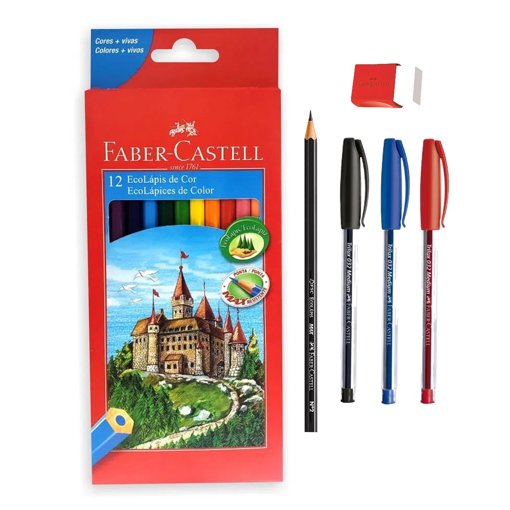 Caneta Simples Faber Castell: Onde Comprar | BuscaProdutos