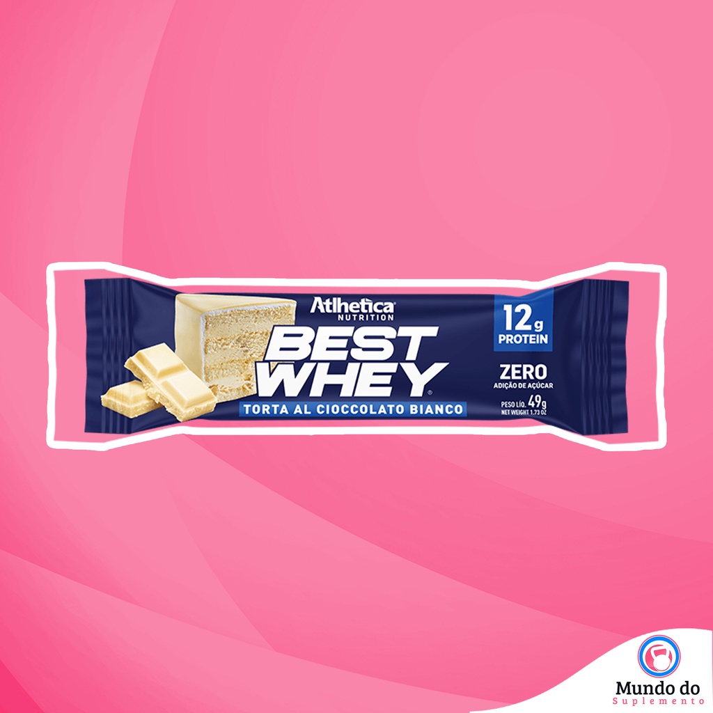 Best Whey Bar Gourmet (Unidade) 12g Proteina - Atlhetica