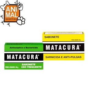 Sabonetes Matacura sarnicida e anti-pulga/Matacura antisséptico e bactericida