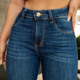 Calça Jeans Skinny 36 ao 50 Cintura Alta Empina Bumbum Feminina