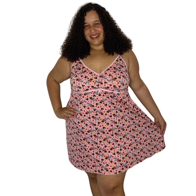 Camisola Plus Size, Camisola Liganete, Pijamas, G1, G2, G3