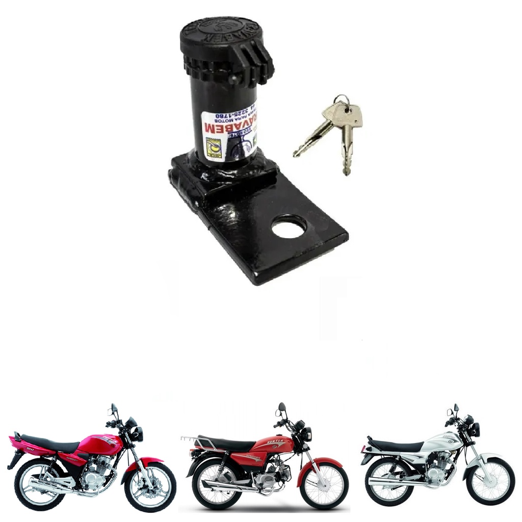 Trava Seguranca Roda Moto Sundown Max 125 / Hunter 100 / 125