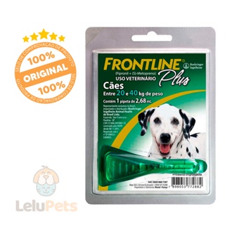 Frontline Plus Cães de 20kg a 40kg 2,68ml 1 Dose Antipulgas Para Cachorro em Oferta na Shopee