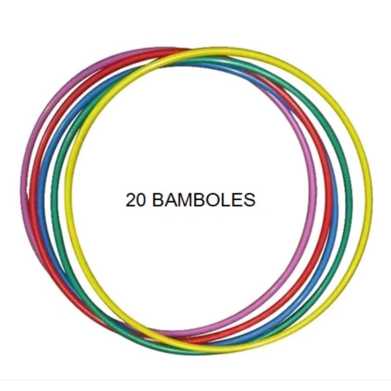 Kit 20 Bambolês coloridos