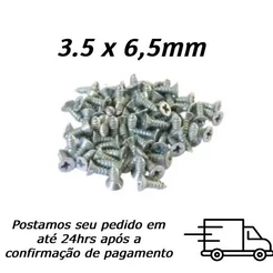 Parafuso Chato Atarraxante Phillips 3,5 X 6,5mm Inox