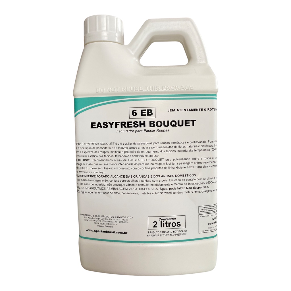 Facilitador De Passar Roupas Easyfresh Bouquet Spartan 2l