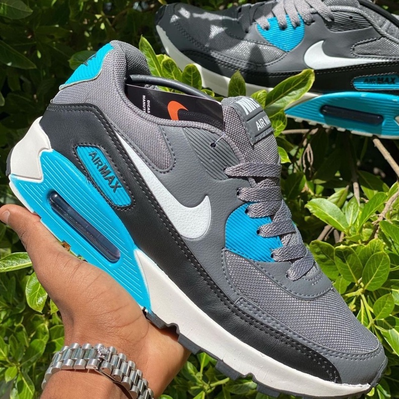 Tênis NIKE Air Max 90 Preto Grafite - Tênis Esportivo