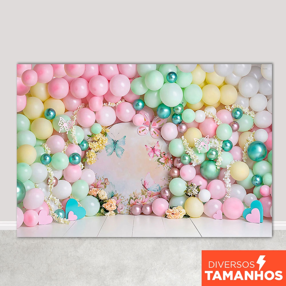 Fundo Fotográfico Borboleta Smash The Cake 3d Cenário Em Painel Tecido Sublimado para Foto em Oferta na Shopee