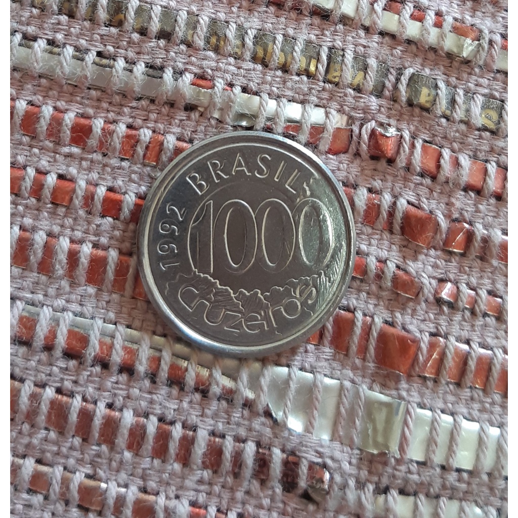 Moeda 1000 Cruzeiros Reais - 1992 - Antiga - Coleção