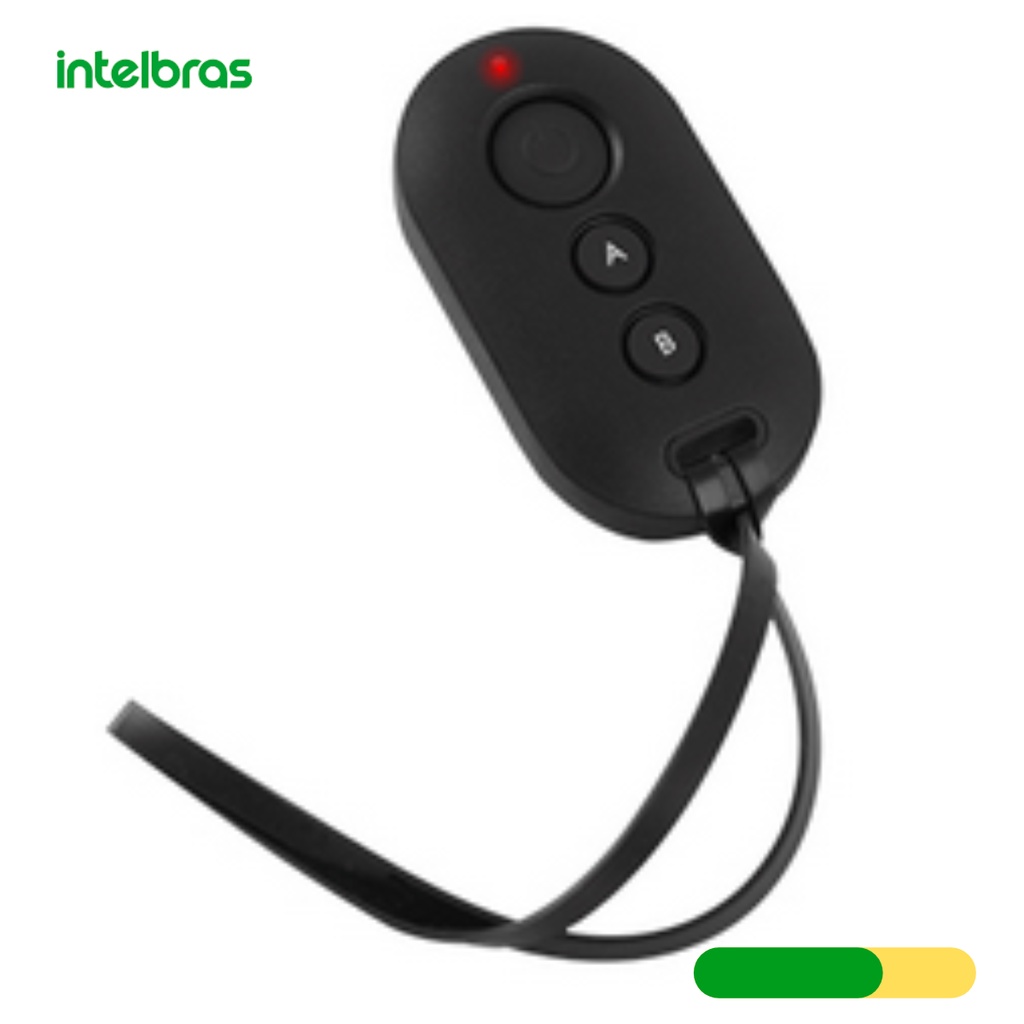 Controle Portão Alarme Intelbras Xac 4000 Preto C/ Bateria