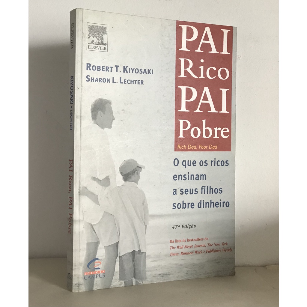 Livro Pai Rico Pai Pobre O Que Ricos Ensinam Aos Filhos Sobre Dinheiro Autor Robert