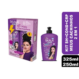 Kit Shampoo+Condicionador+ Creme de Pentear 325ml Skala #meuscachinhos