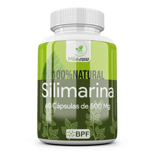 Silimarina 100% Natural Cápsulas 500mg 1 Pote Original