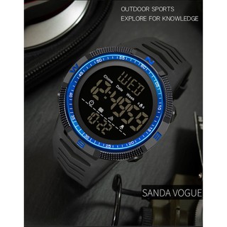 Sanda fashion Tendência Masculina Relógio Luminoso À Prova D'águav