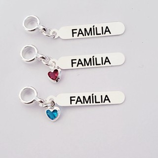 Berloque Plaquinha Família