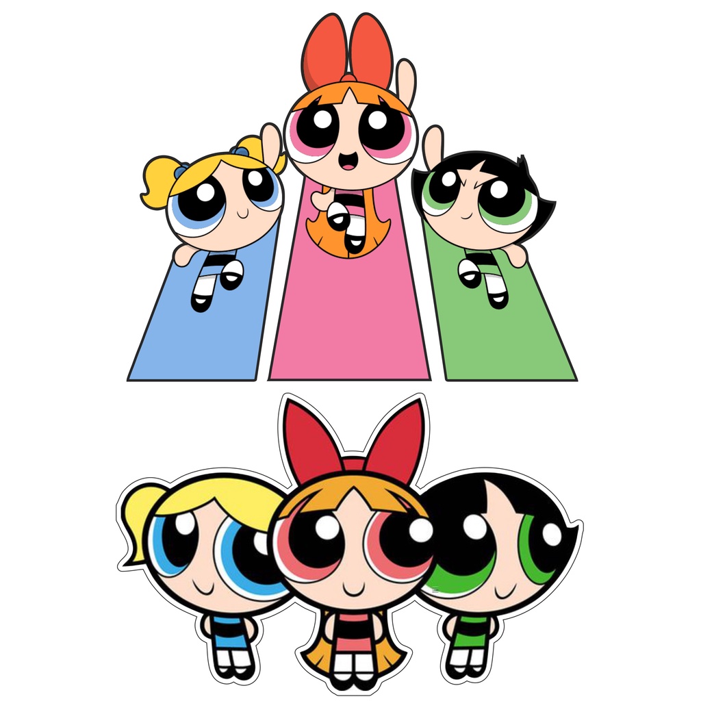 Adesivo Meninas Super Poderosas á prova d'água M: Variadas Temos á pronta entrega Chega rapidinho em Oferta na Shopee