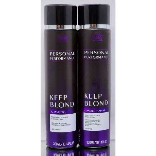 Kit Tratamento Sh 250ml Cond 250ml Keep Blond Hairs Company