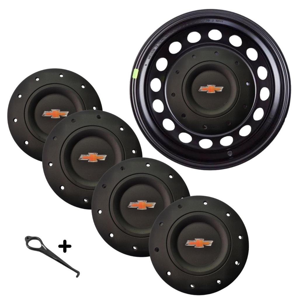 jg calota aro 14 15 gm corsa celta prisma meriva agile roda de ferro em Oferta na Shopee