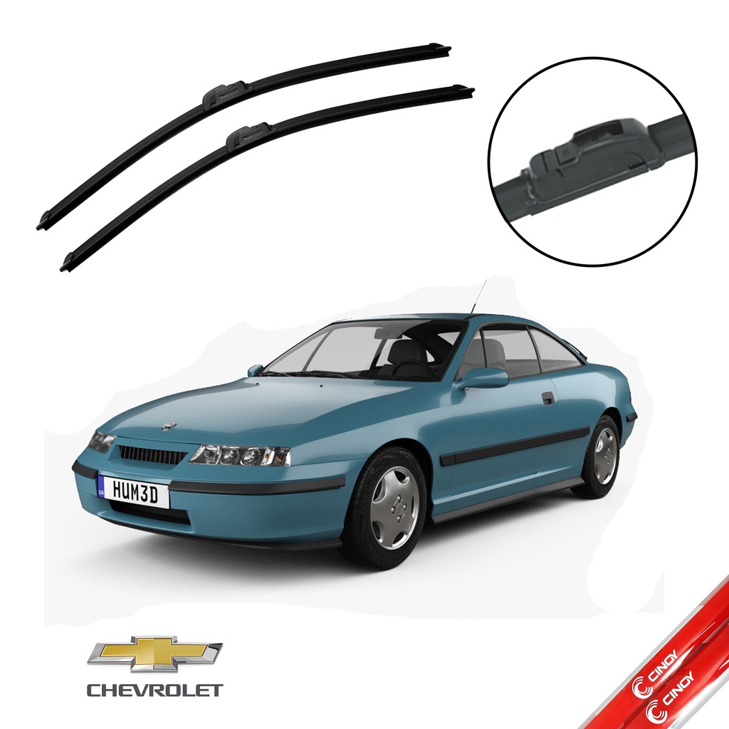 Limpador Par Palheta Paleta Parabrisa Dianteiro Chevrolet Calibra 1990 A 1997 Original