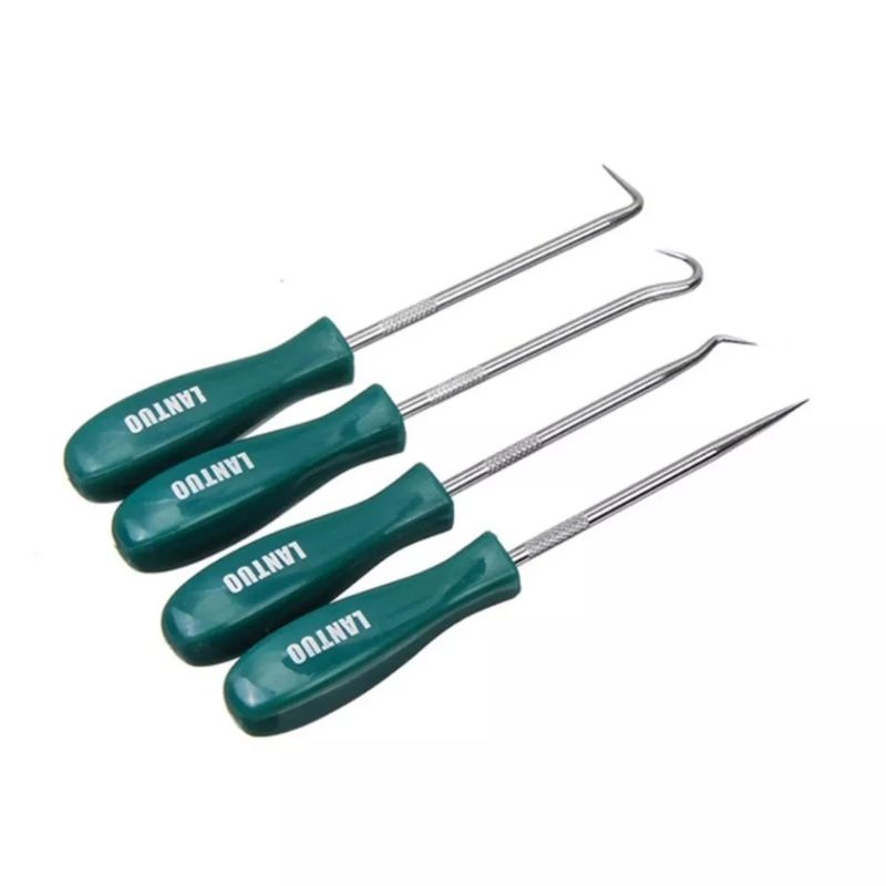 Kit 4pçs Extrator anel de vedação óleo Removedor Junta Carro Reparo Manutenção