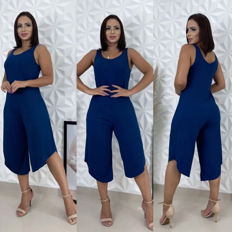 macacão regata pontancur  moda feminina elegante tamanho único g ,veste do 40 ao 44 tecido viscola laycra em Oferta na Shopee