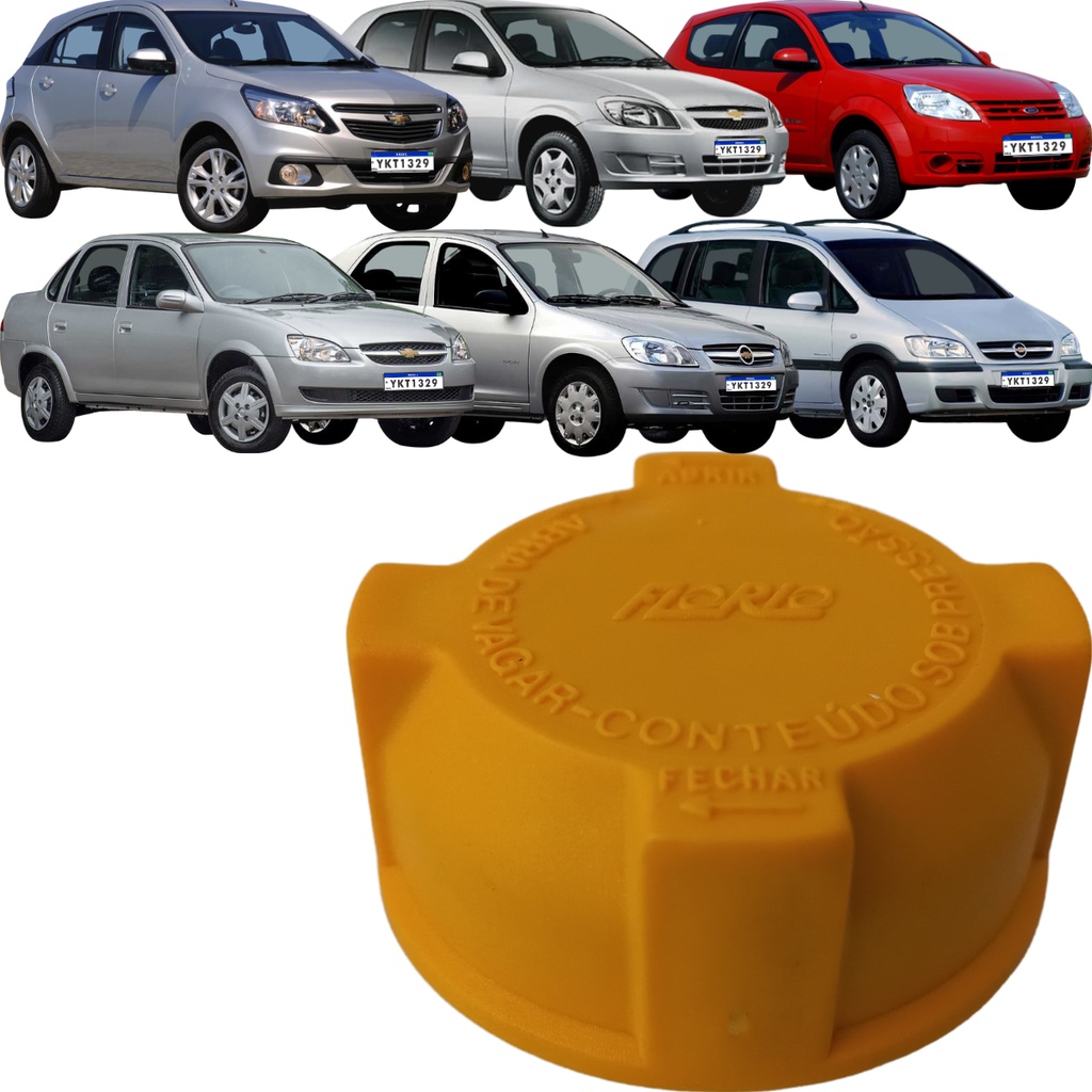 Tampa Reservatório do Radiador Corsa Celta Ka Ecosport Agile - Spare Parts and Accessories for Vehicles