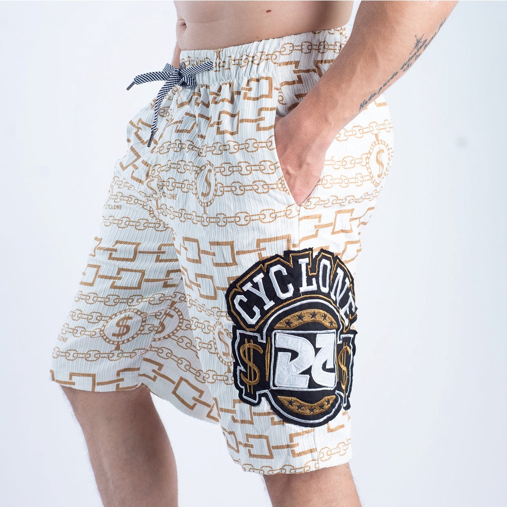 Bermuda Veludo Cyclone Corrente