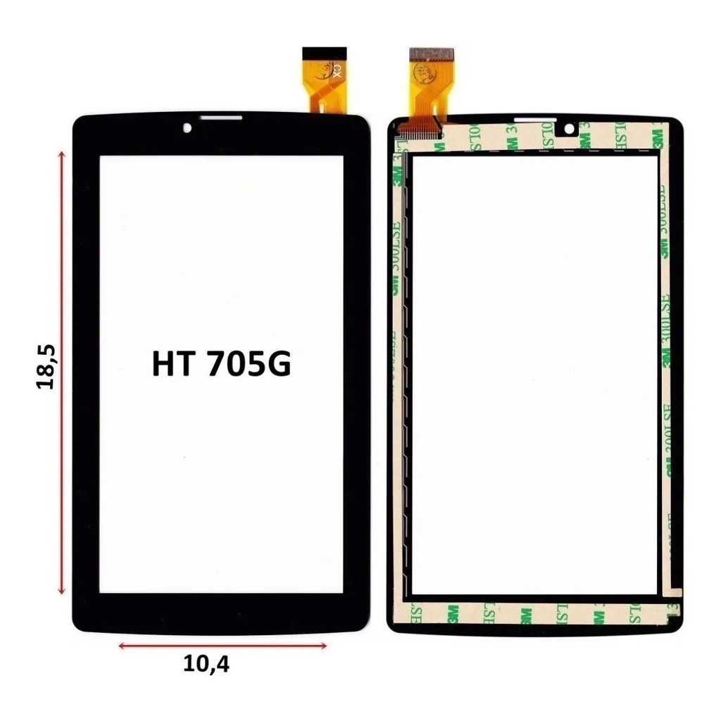 Tela Touch Compativel Tablet How Max HT-705G em Oferta na Shopee