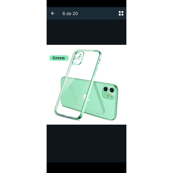 Capa de celular de luxo moldura quadrada transparente de tpu macio fino para iphone11/11pro/11pro max para iphone12/12pro/12pro max para iphone x/xs/xs max/xr para iphone x/xs/xs max/xr para iphone 7 /8/7Plus/8Plus/SE