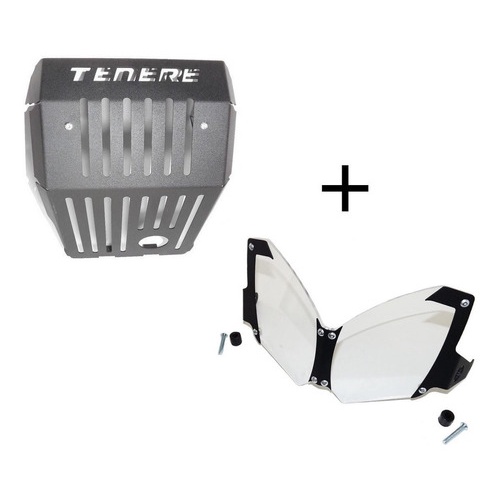 Protetor Farol Acrilico + Protetor Carter Upper - Tenere 250