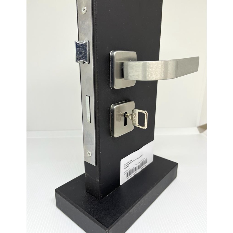 Fechadura para Porta de Madeira Interna Modena Aço Escovado MGM em Oferta na Shopee