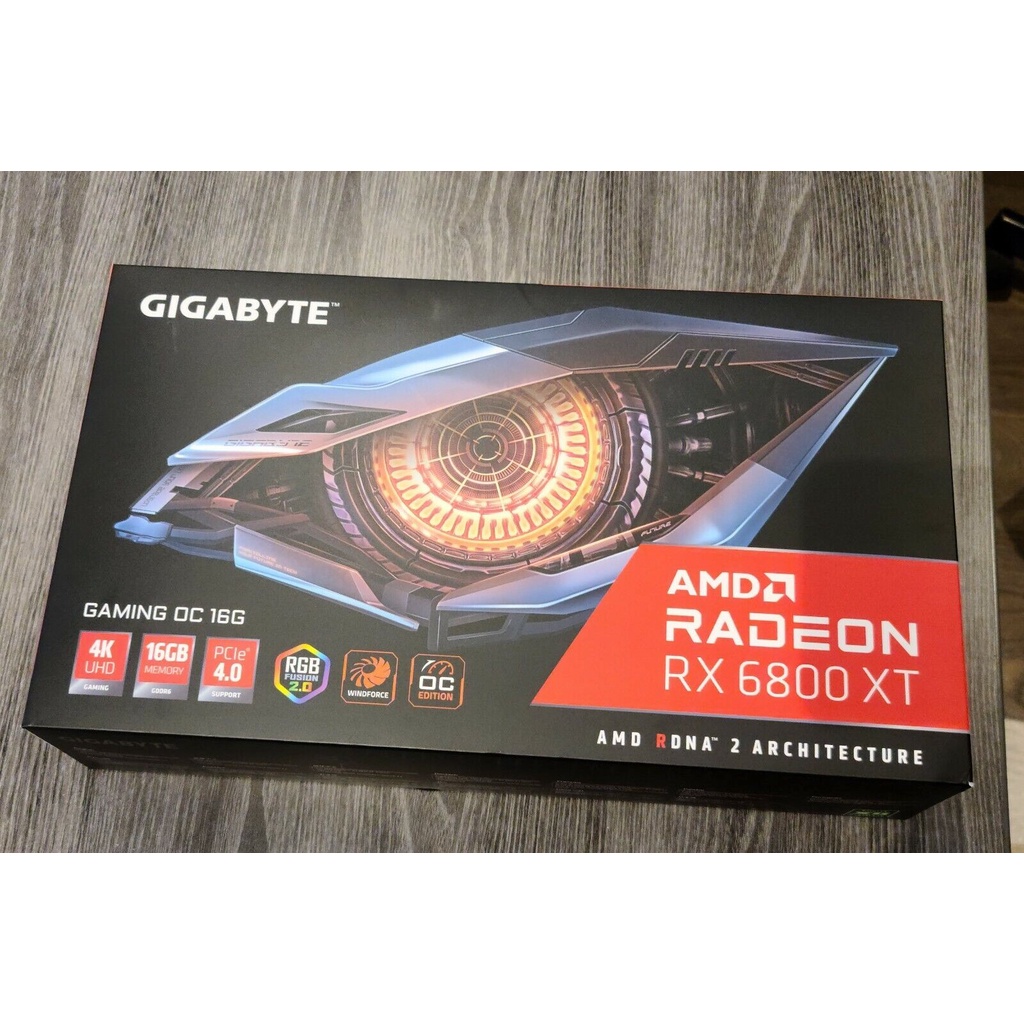 Gigabyte Radeon RX 6800 XT 16GB GDDR6 GV-R68XTGAMING OC-16GD Video Card ...
