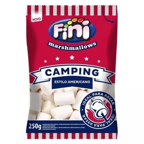 Marshmallows Camping Para Assar 250g Fini em Oferta na Shopee