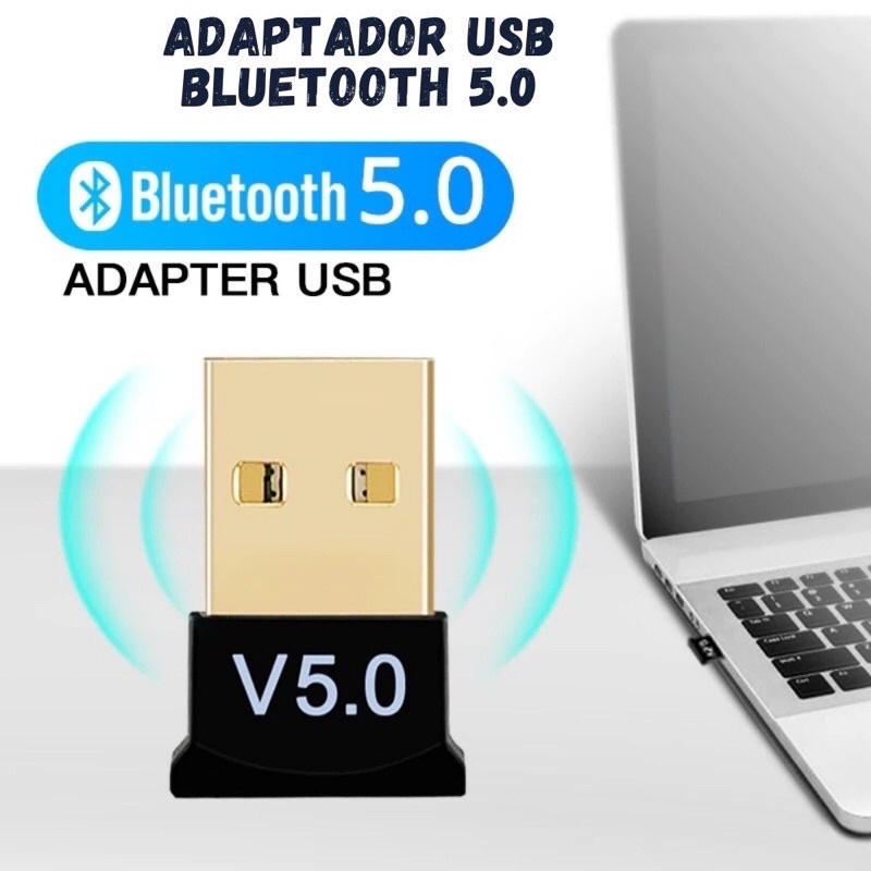 Adaptador usb bluetooth 5 0 dongle receptor adapter sem fio bluetooth