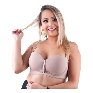 Sutiã Tomara Que Caia Plus Size Reforçado Alça Removível