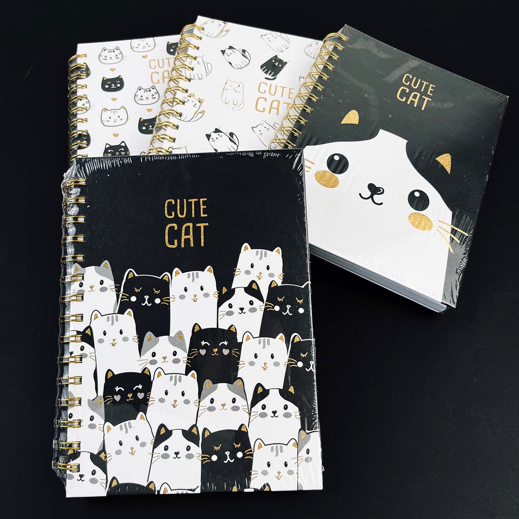 Caderno Espiral Pequeno Pautado Com 120 Folhas Capa Dura - Allmini