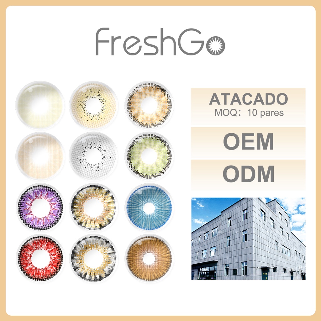 FreshGo Lentes De Contato Coloridas For Eyes Support OEM/ODM | Envio ...