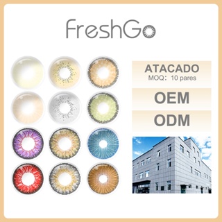 FreshGo Lentes De Contato Coloridas For Eyes Support OEM/ODM | Envio dentro de 24 horas