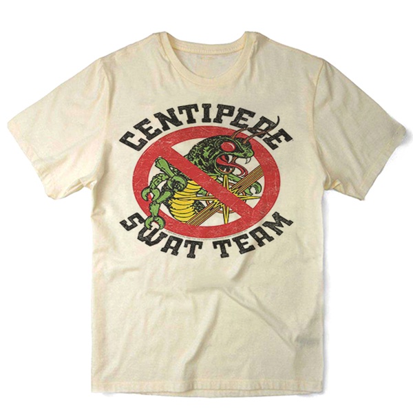 Camiseta Algodao Atari Centipede Jogos Classicos Swat Team Nerd Games Game Camisa Unissex