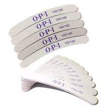 Lixa Boomerang OPI 100/180 Unha Porcelana Acrygel Fibra LIXA Banana kits ou unidade