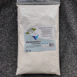 DOLOMITA 1Kg (Ervas Raizes) UNIDADE {suplemento mineral de magnésio e cálcio dolomita em pó} em Oferta na Shopee