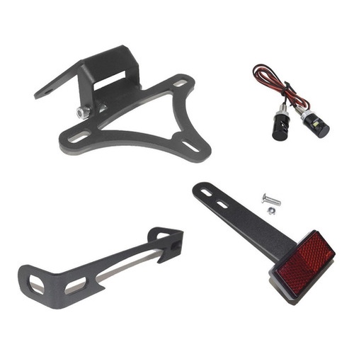 Suporte Placa Articulado Aba Refletivo Led Fazer 150 Fz150
