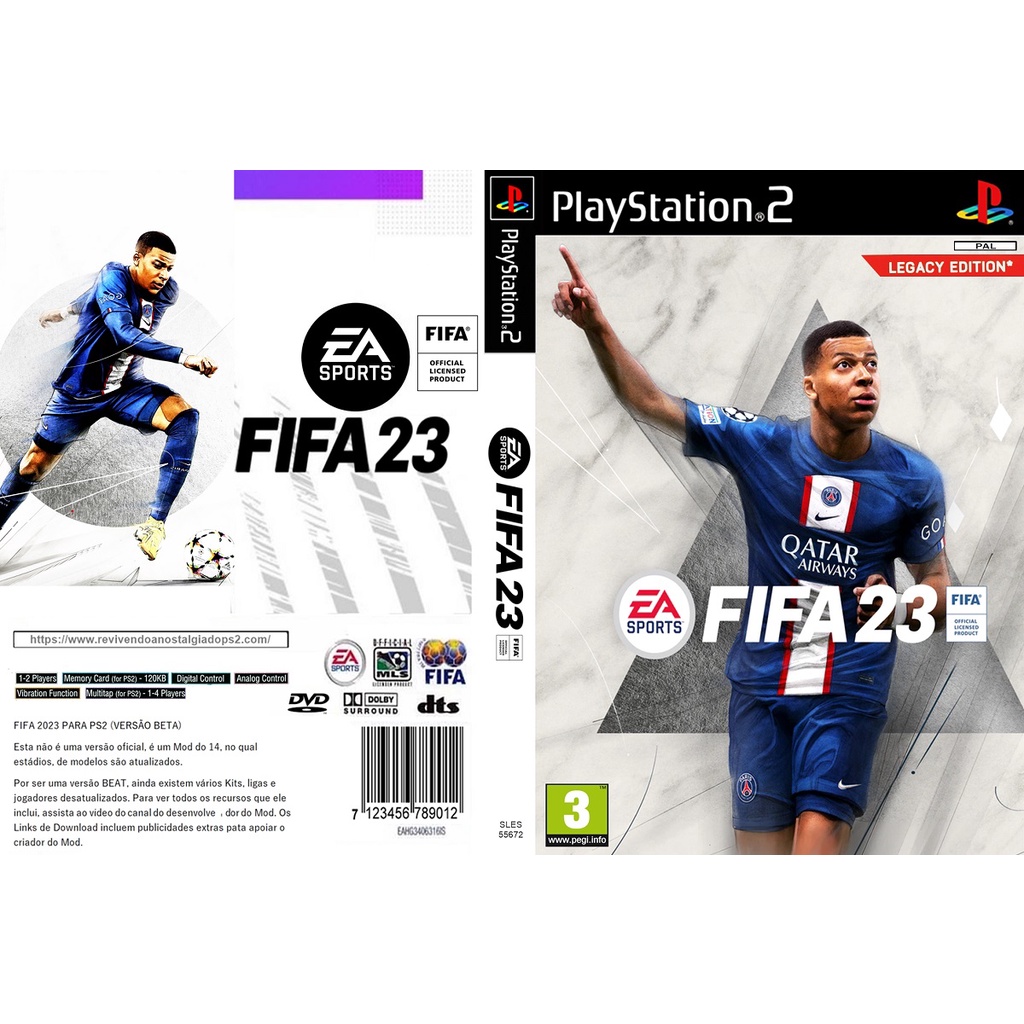 Fifa 23 Ps2 Lançamento - Escorrega o Preço