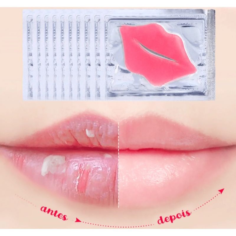 Máscara De Mel de colágeno com cristal hidratante para lábios Labial DADIVA Shopee Brasil