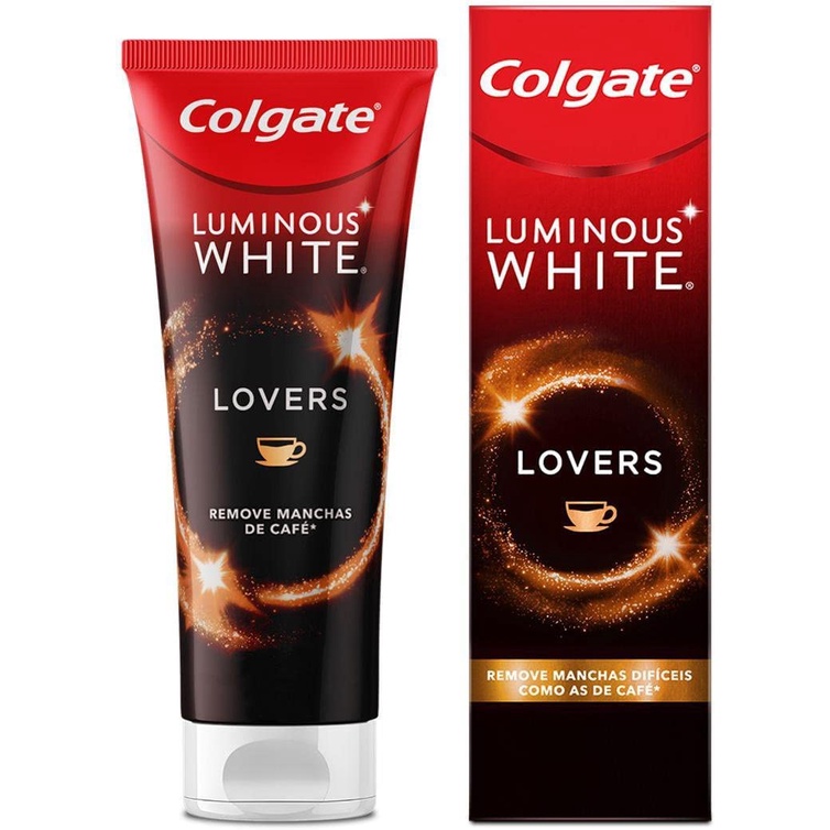 Creme Dental Clareador Colgate Lovers - Luminous White Manchas de Café 70g