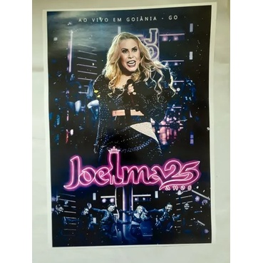 Poster Joelma 25 anos em Goiânia